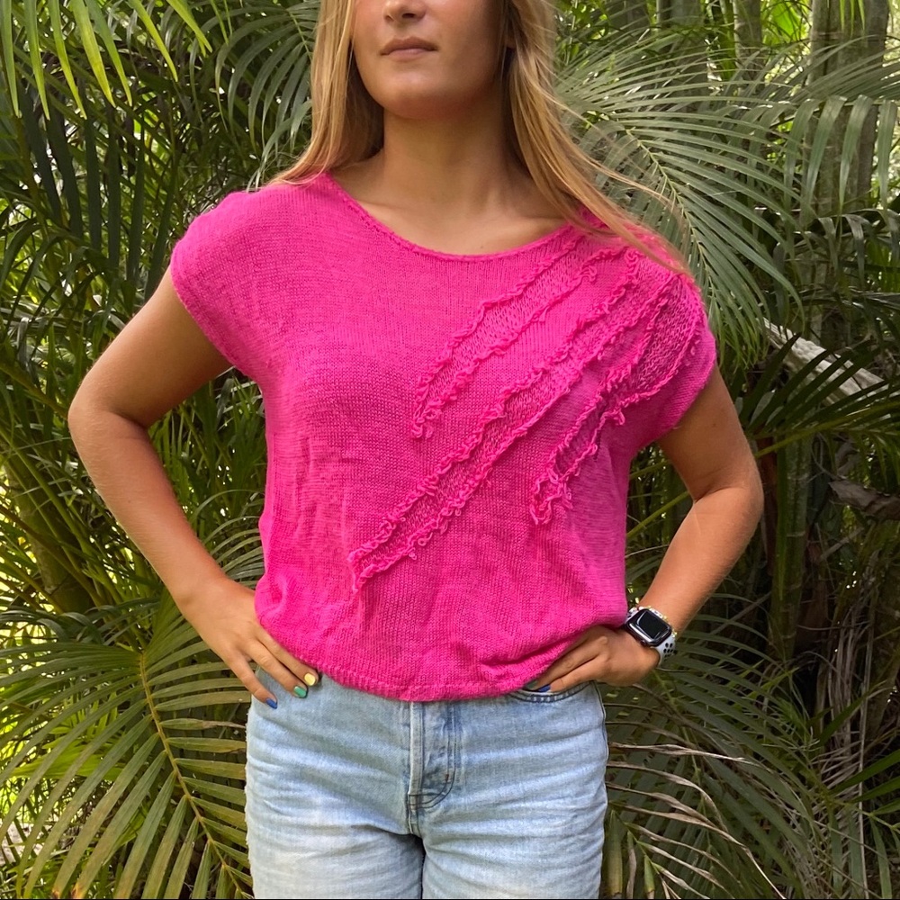 Vintage 80s Knit Sweater Top